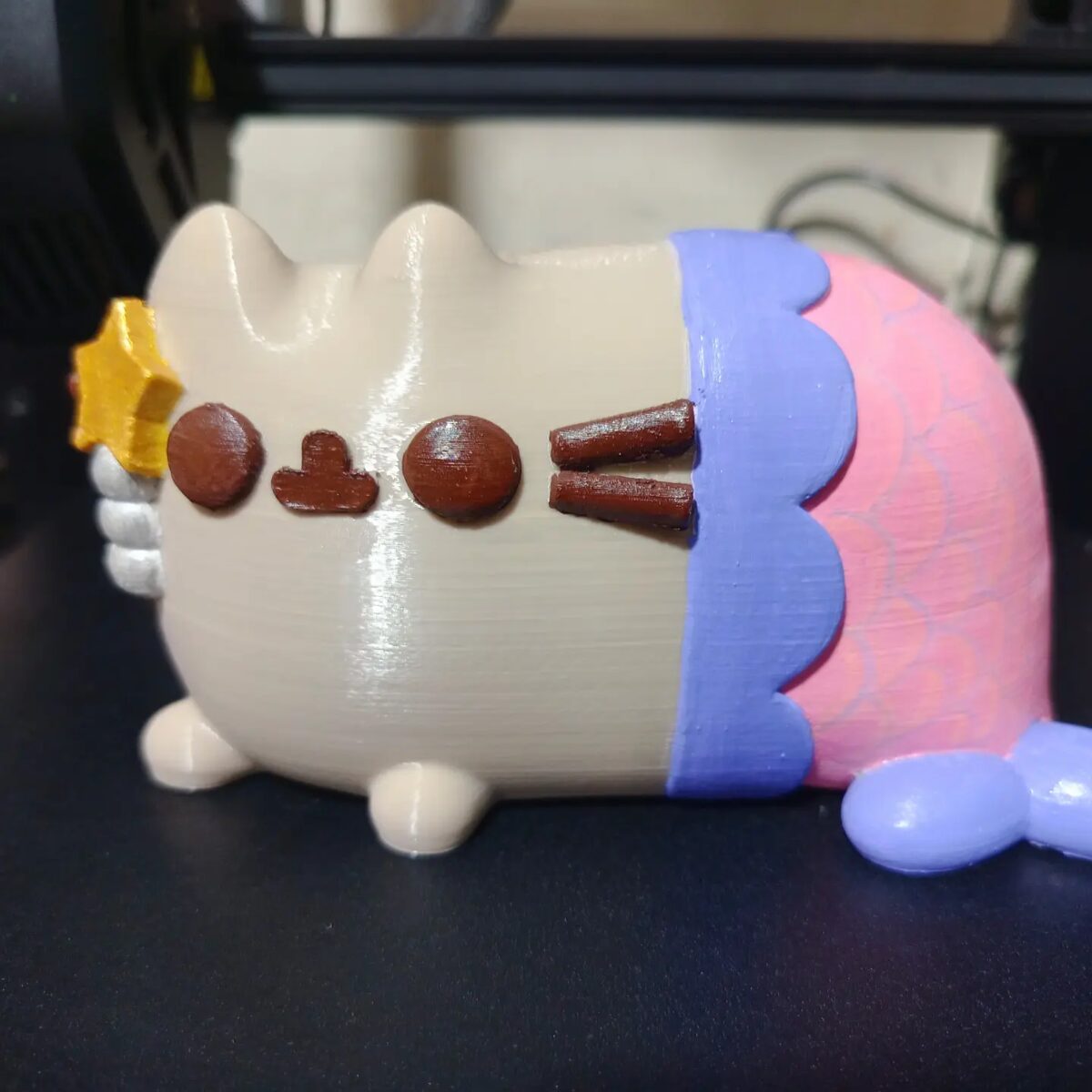 Gatito Sirena impreso en 3D por Impresiones 3D Angus